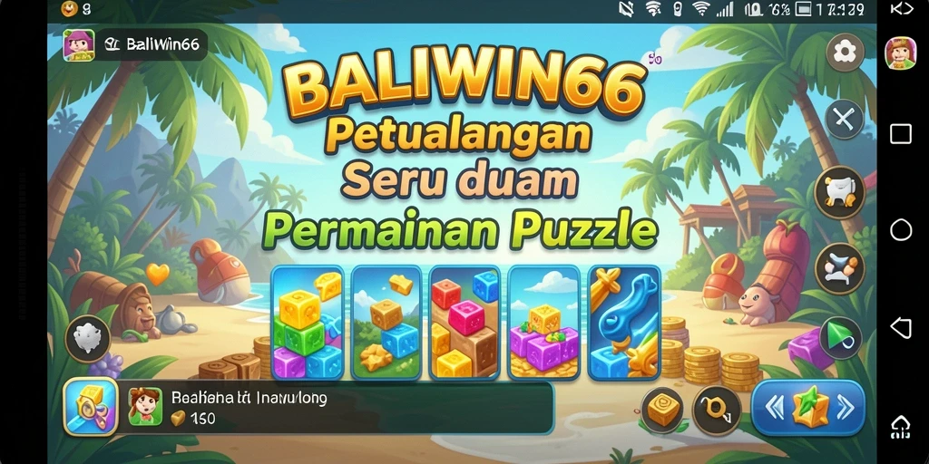 Screenshot gameplay BALIWIN66 yang menunjukkan tantangan Puzzle yang menarik.