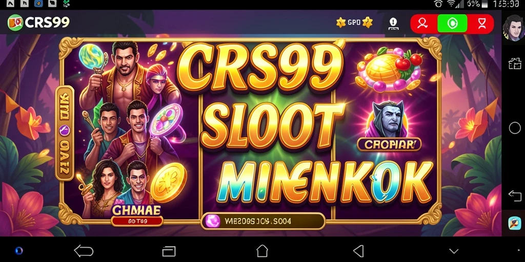 Tampilan gameplay CRS99 yang memukau dengan efek visual yang menarik.