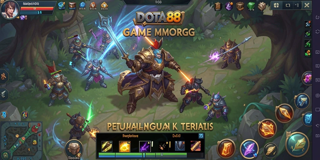 Tangkapan layar DOTA88 menampilkan aksi seru dan grafis menawan dalam gameplay MMORPG.
