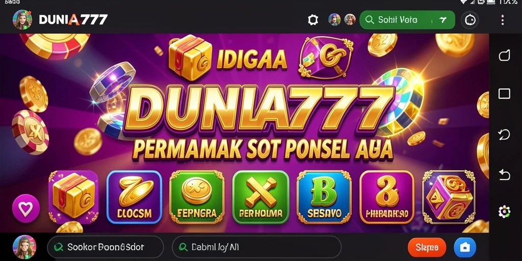 Tampilan gameplay seru di DUNIA777 dengan grafis yang memukau.