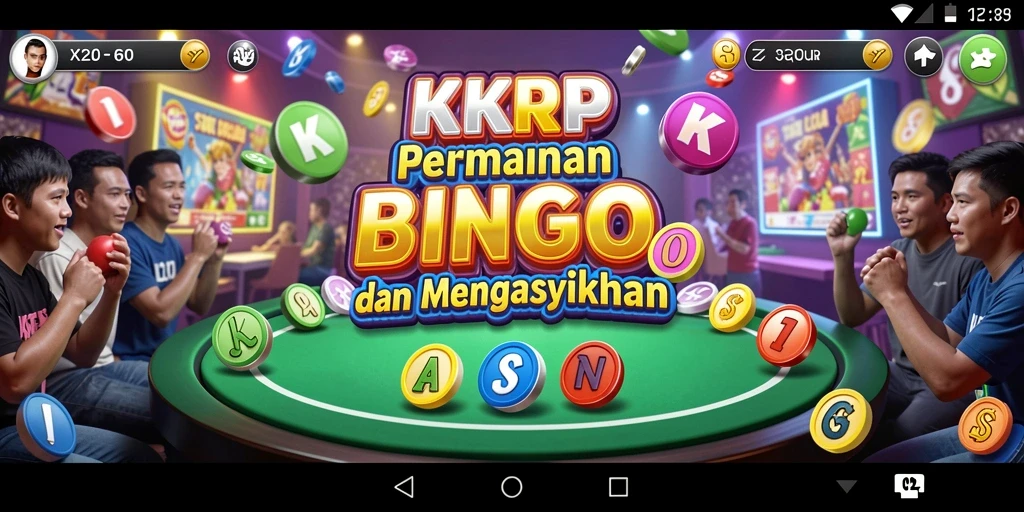 Tampilan gameplay Bingo yang mengasyikkan dan interaktif di KKRP.