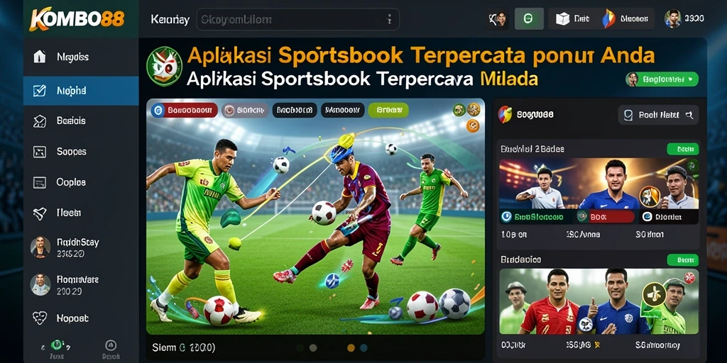 Tampilan gameplay menarik dari aplikasi Sportsbook KOMBO88.