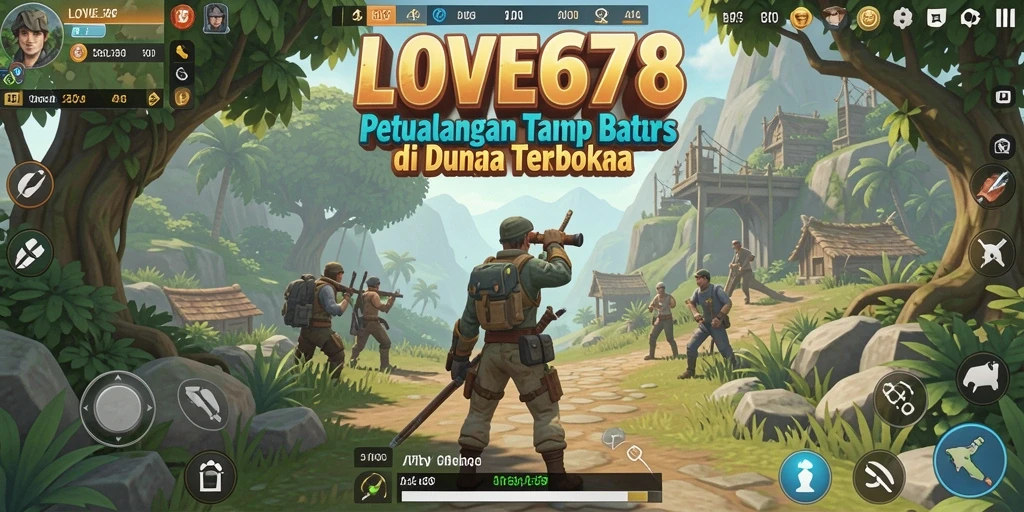 Gameplay <strong>LOVE678</strong> menunjukkan petualangan seru di dunia terbuka yang luas.