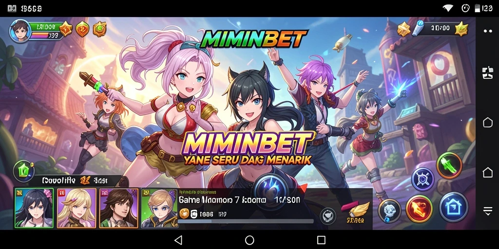 Tampilan gameplay MIMINBET yang memukau dan penuh warna.