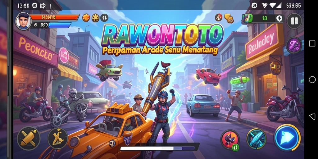 Tangkapan layar gameplay RAWONTOTO yang menakjubkan dan seru.