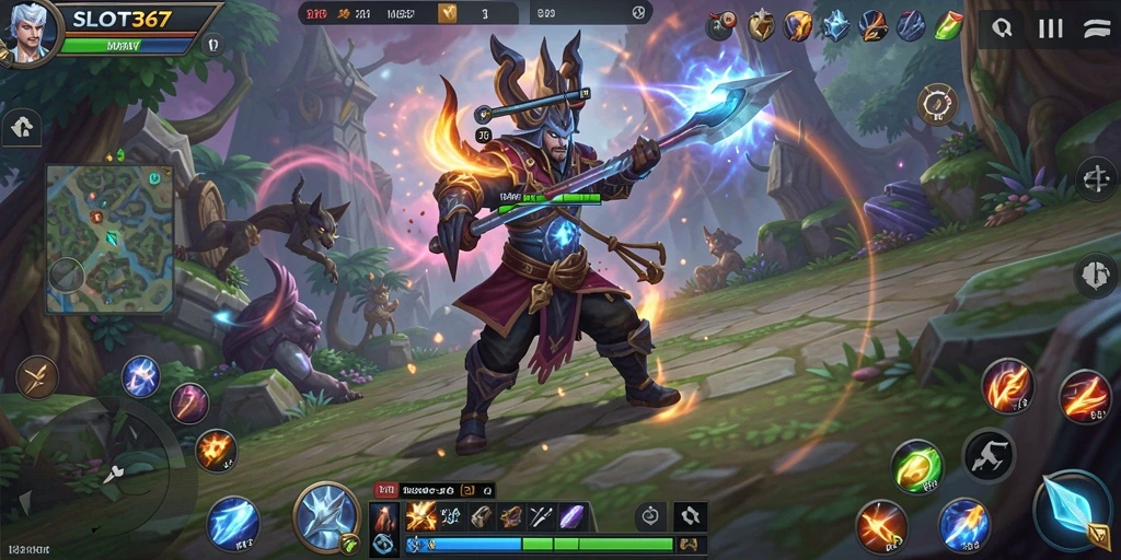 Tangkapan layar gameplay SLOT367 yang penuh aksi dan petualangan.