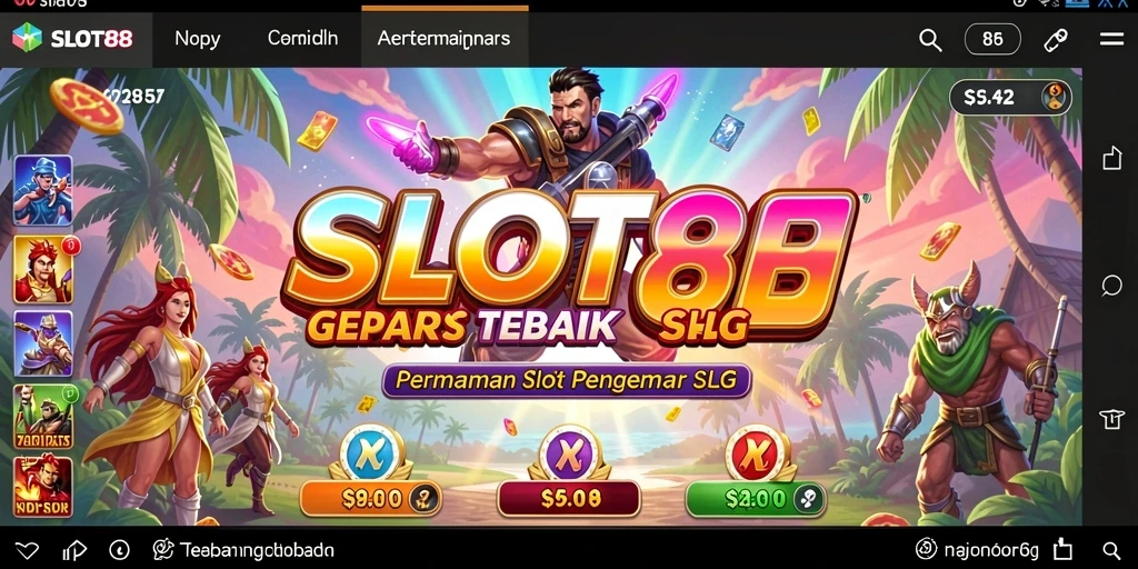 Screenshot gameplay SLOT88 menampilkan momen seru permainan slot.